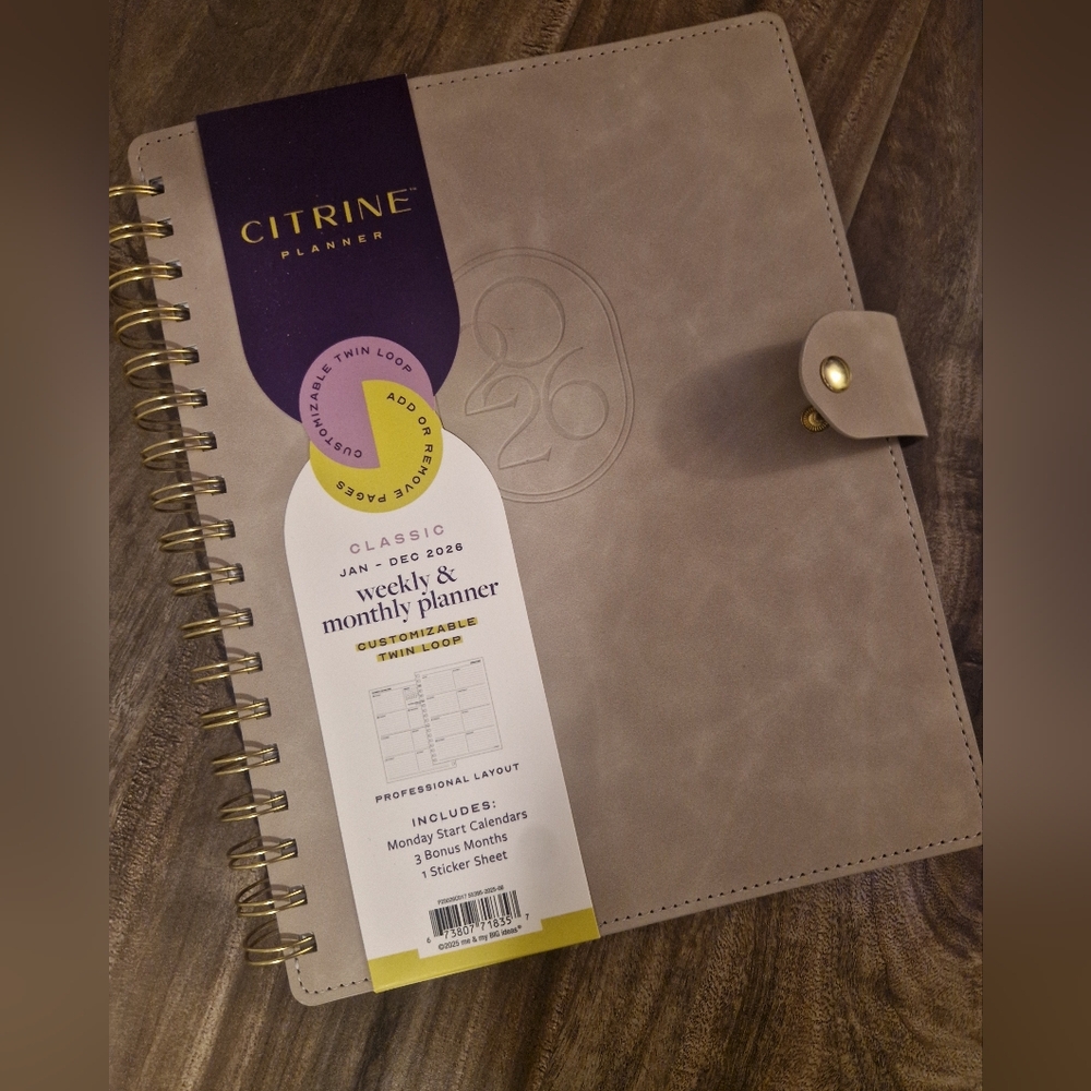 2026 Citrine Planner
